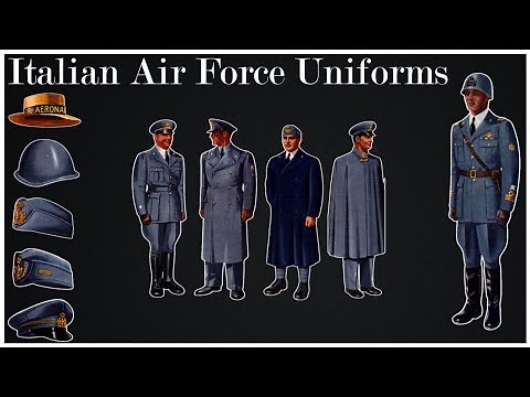 Italian Air Force Uniforms World War II