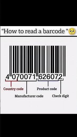 how to read a barcode ✅