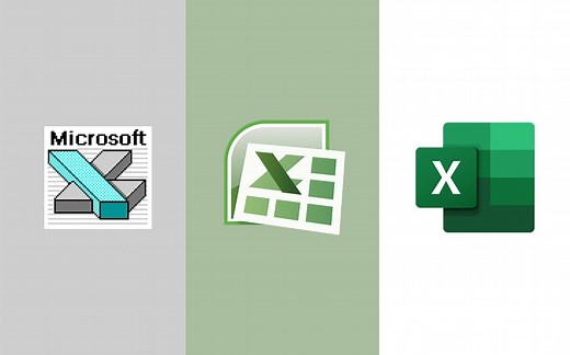 Windows Excel图标经典回顾,有你熟悉的吗？