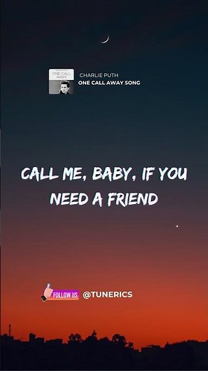 Charlie Puth - One Call Away Song (Lyrics) #onecallaway #charlieputh #lyrics #viralsong