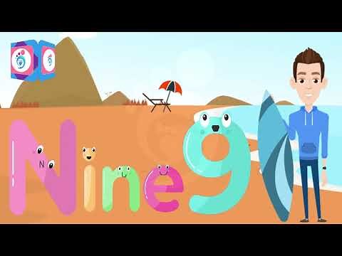 Learn To Spell Number Words 6 To 10 | Number Spellings Song Six to Ten | Begin Jr.