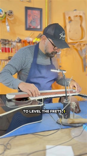 1.9K views · 118 reactions | Important steps in fret leveling #luthier #laudero #guitarrepair | Humberto Perez | Facebook