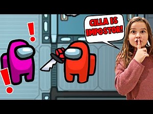 AMONG US! MADDY TRIES TO SABOTAGE CILLA! | JKREW GAMING