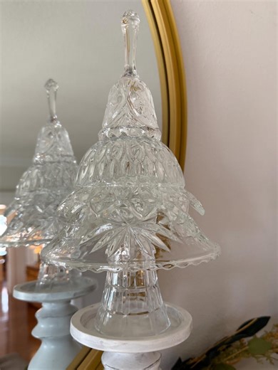 Vintage Art Crystal Christmas Tree - Etsy