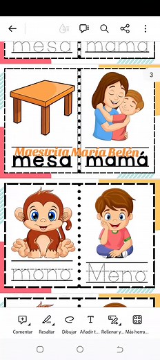 Dibujo y Evaluación: Imágenes con la Letra M