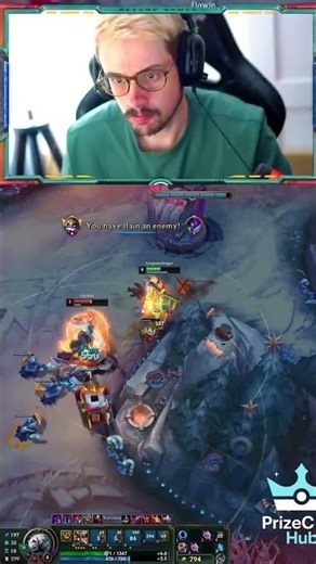 "THIS TRIPLE KILL WAS A CHRISTMAS MIRACLE" #leagueoflegends #shorts #fyp #heimerdinger