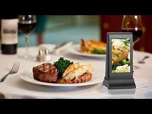 Funtek Table Top Advertising Player with Mobile Charging Station