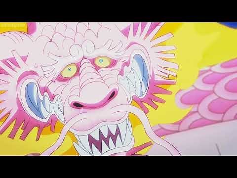 Luffy & Momonosuke vs Kaido in Dragon Form [ Episode 1050 English Sub] #anime #onepiece #trending