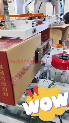 #shorts Servo fast case erector,auto adjustment-Automatic case packaging machine-Santa Pack