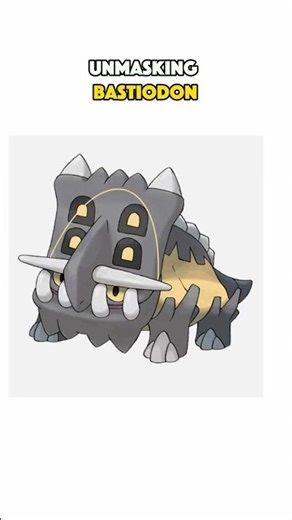 unmasking bastiodon #pokemon