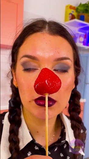 Wednesday gets the last strawberry #shorts