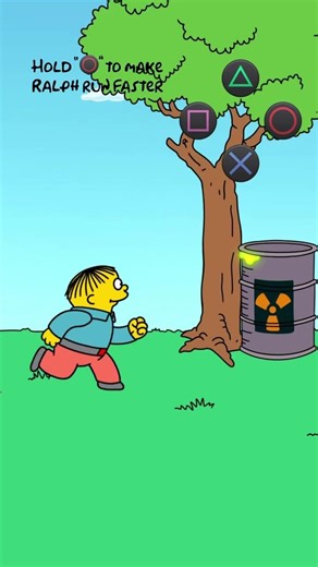 Press and hold "0" to make ralph run faster 🎮... #shorts