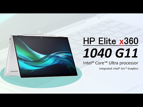 HP Elite x360 1040 G11, 14 inch, 2-in-1 Notebook Laptop 2024 with Intel® Core™ Ultra Processor