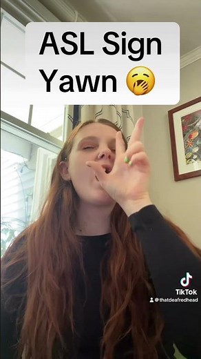 Learn How To Sign "Yawn" in ASL for Beginners | American Sign Language #shorts