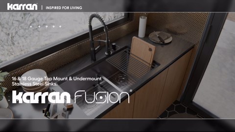 Karran 33-in. Undermount Single Bowl 16 Gauge Stainless Steel Kitchen Sink UUMSB3331-PK1