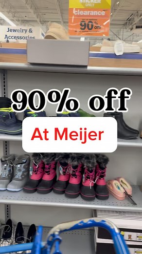90% off clothing and shoes at Meijer. Yellow tag and blue tag ticketed items only. ‼️Price will not show up at the price scanner, it will show up in the Meijer app and at checkout ‼️ Check you local store and see what you can find 🔥 #meijer #deals #couponing #coupons #sale #savemoney #neverpayfullprice | Dealzwithzee