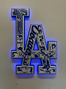 Los Angeles Dodgers LED Sign - Large - Etsy
