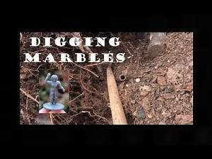 Town Dump Archaeology - Digging Vintage Marbles - Bottle Digging - Antiques - Plastic Toys - Dirt -