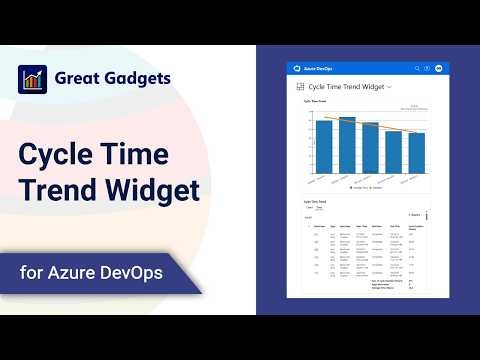 Cycle Time Trend Widget Tutorial: Visualize Cycle Time & Lead Time Trend in Azure DevOps Dashboards