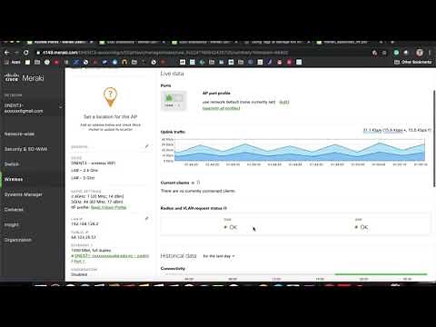 2. Cisco Meraki Wireless Initial Configuration | Meraki MR53 Configuration |