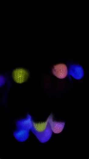 Whispered Positivity with Flashing LED Gloves 🎧✨