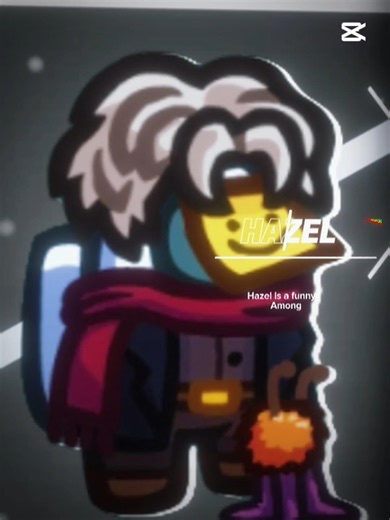 HAZEL new character among us that I created #edit #amongus