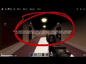How to complete the new level "Terror Hotel" in Roblox Backrooms By "Red Panda Industries"