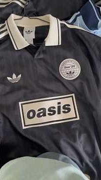 Oasis Live ‘25 adidas Football Shirt Black #oasis #adidas as