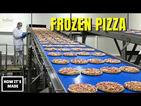 How Frozen Pizza Is Made - 3 Million a Day From One Factory