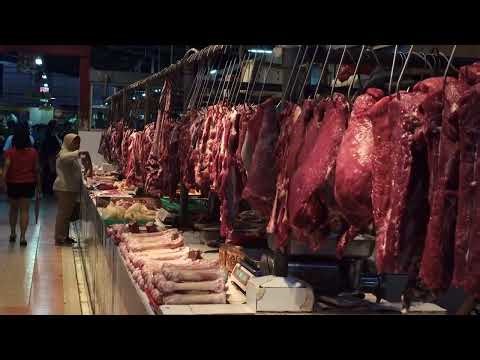 Fresh Beef Market Scene | Traditional Butcher Shop Display