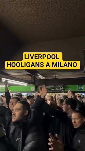 Liverpool HOOLIGANS A Milano #shorts #ultras