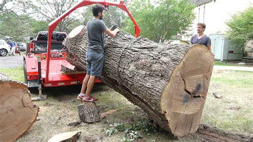 I built a log trailer—now the real test