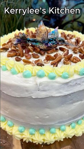 Hummingbird Cake - Super Moist - Cream Cheese Frosting 😍 #quietbaking
