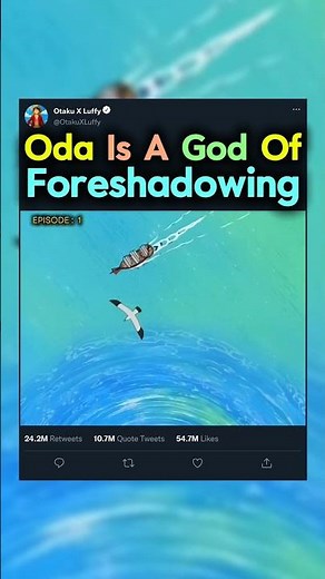 Oda Is A God Of Foreshadowing #shorts #onepiece #oda #animeshorts