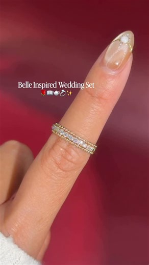 Beauty and the Beast engagement ring and wedding band 🌹 A romantic set inspired by the original enemies to lovers story 💍✨ 🥀 2.58ct D-VS1 Oval Josephine – $4,879 🥀 4mm Bead and Pavé Band – $1,199 🛍️ Shop now at PrincessBrideDiamonds.com ⚒️ Custom build your own set with us (text to get started) ✨ 714.899.1122 Try it on IRL 🥰 Book an appointment today: https://princessbridediamonds.com/pages/make-an-appointment | Princess Bride Diamonds