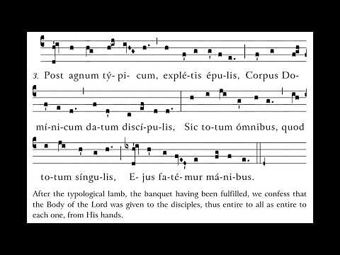 Sacris Solemniis (Panis Angelicus) chant