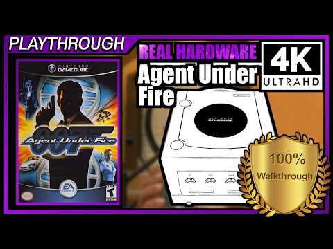 007 Agent Under Fire (2001) James Bond 100% | Wranker 4K Gamecube Real Hardware Longplay