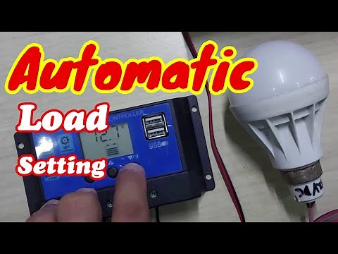 PWM Solar Charge Controller Automatic Load Setting