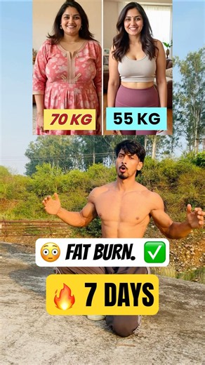 👉 7 Days Total Fat Burn 😳🔥 | Full Body Workout at Home (No Gym, No Equipment)