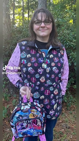 So excited to go see the new Demon Slayer: Infinity Castle movie! To celebrate, I made myself a new hoodie, plus matching bags for me and my daughter! I also made a matching wallet! You can order your own custom bags from me! #sewingturtleboutique #custom #demonslayer #custombag #demonslayerfanart