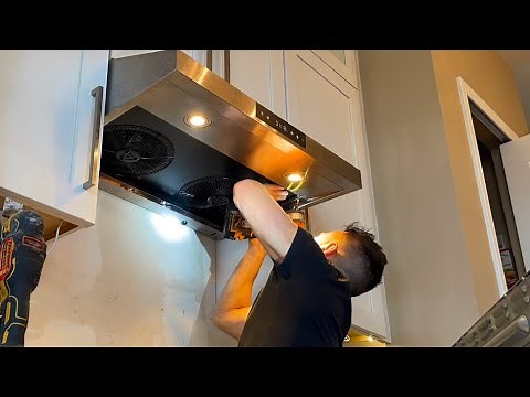 How to install any oven range hood vent instructions Hauslane ￼