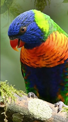 Rainbow Lorikeet – The Bird That Looks Like a Flying Rainbow! 🌈🦜