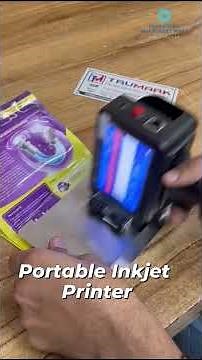 Manual Handheld Inkjet Printer | Portable Batch Coding & Date Printing Machine for All Surfaces