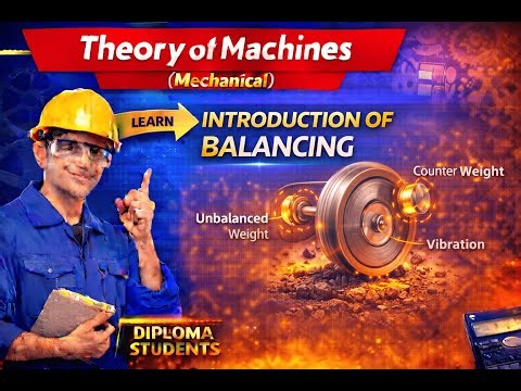 Introduction to Balancing | Static & Dynamic Balancing Basics | Theory of Machines (TOM) | Diploma