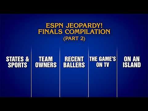 Final Jeopardy Round Up, Pt. 2 | ESPN Jeopardy!