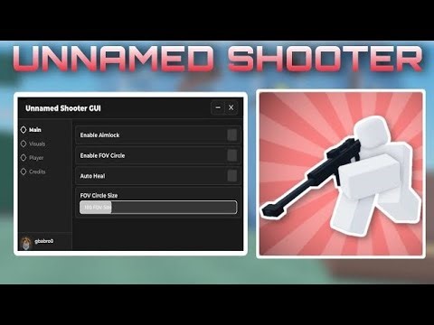 Unnamed shooter script | aim lock | esp | auto heal | no clip