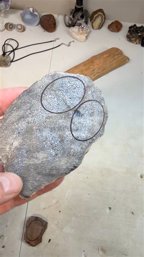 Cabbing 2x Gembone 🔥 #gemstones #gems #fossil #minerals #rocks #stones #rockhound #crystals | OPE Rocks