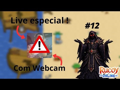 Rucoy Online - Nova aventura LIVE ESPECIAL WEBCAM!!!!! #12