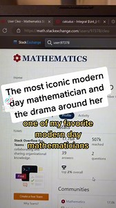 Math Stack Exchange has Lore 💀