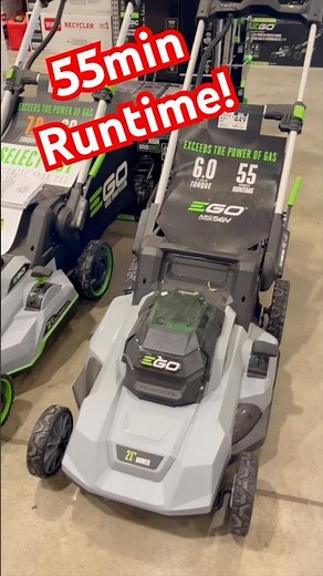EGO 56V Mower Claims 55 Minutes… 👀